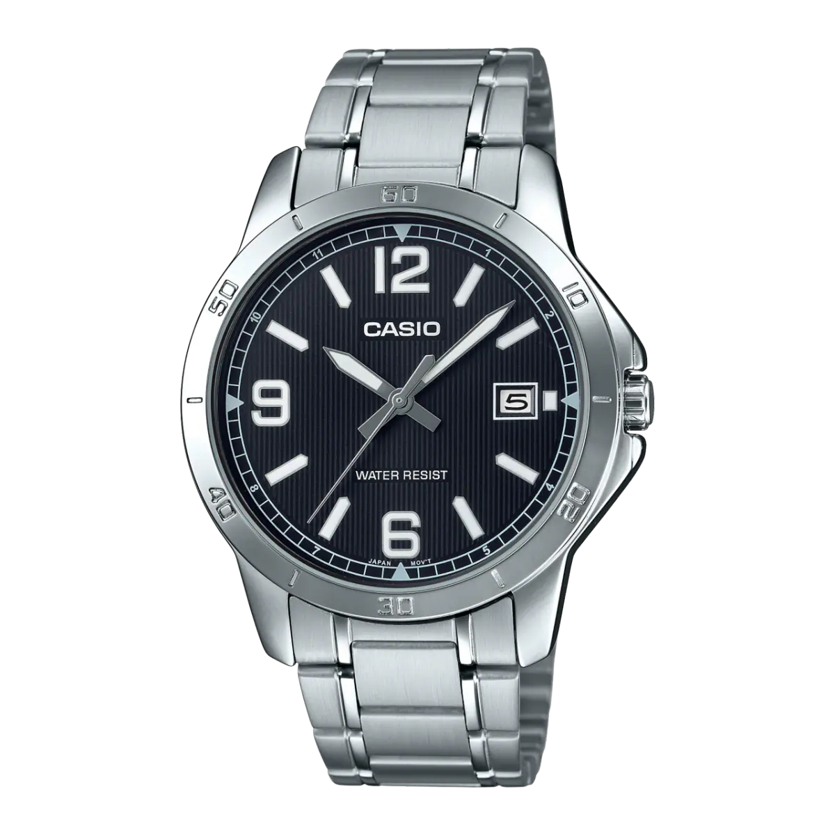 ساعت مچی مردانه کاسیو casio بند فلزی مدل MTP-V004D-1B2UDF